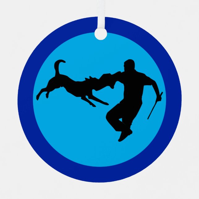 Ornement En Métal Schutzhund v5 (Recto)