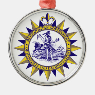 Ornement En Métal Seal of Nashville (Tennessee)