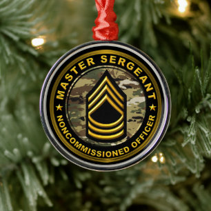 Ornement En Métal Sergent maître Noël