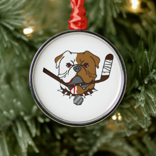 Ornement En Métal SHORESY Bulldogs de Sudbury