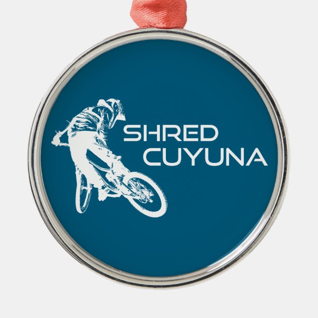 Ornement En Métal Shred Cuyuna Minnesota VTT (Devant)