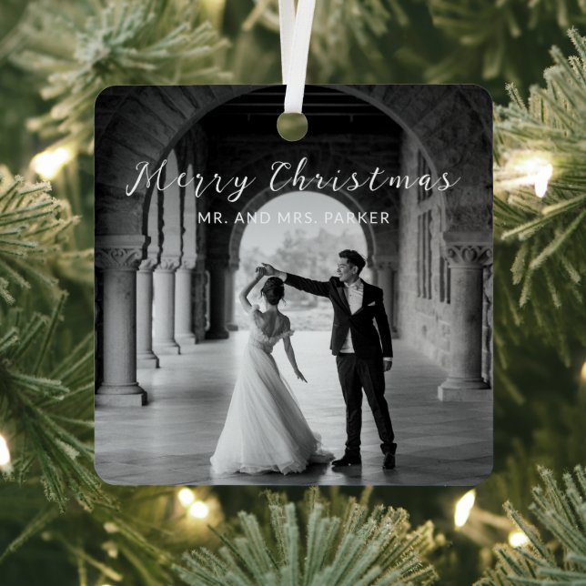 Ornement En Métal Simple photo Elegant Noël (Insitu)