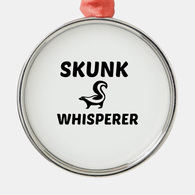 ORNEMENT EN MÉTAL SKUNK WHISPERER (Devant)