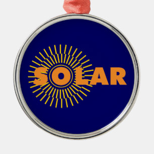 Ornement En Métal Solaire