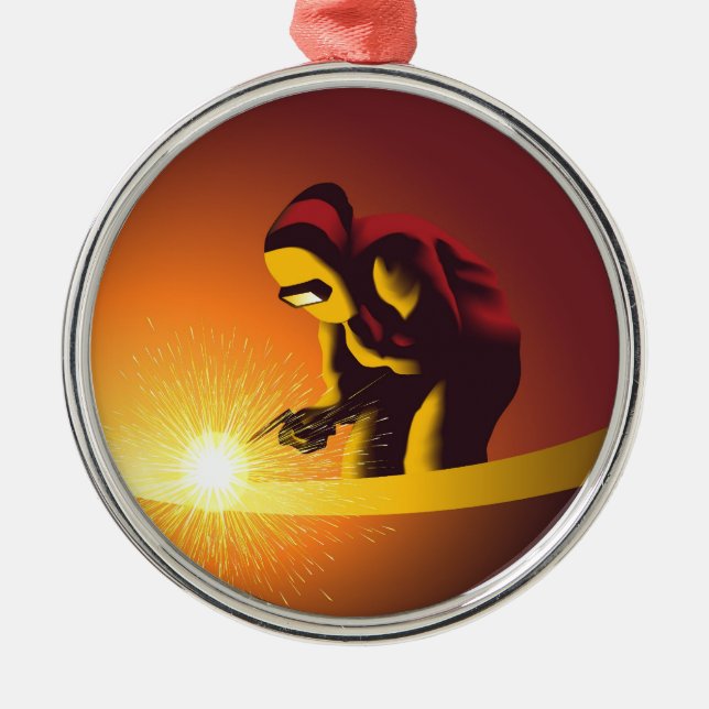 Ornement En Métal Soudage (Devant)