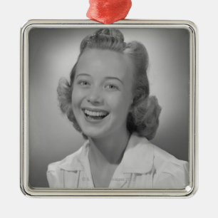 Ornement En Métal Sourire de femme