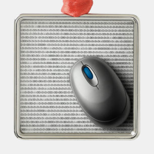 Ornement En Métal souris d'ordinateur
