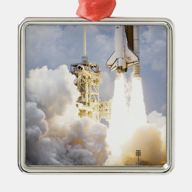 Ornement En Métal Space Shuttle Atlantis se lève (Devant)