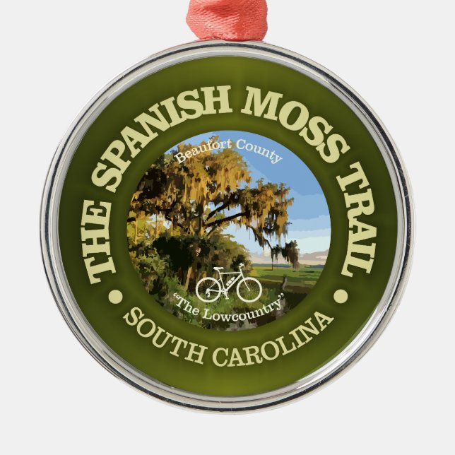 Ornement En Métal Spanish Moss Trail (cycling c) (Devant)