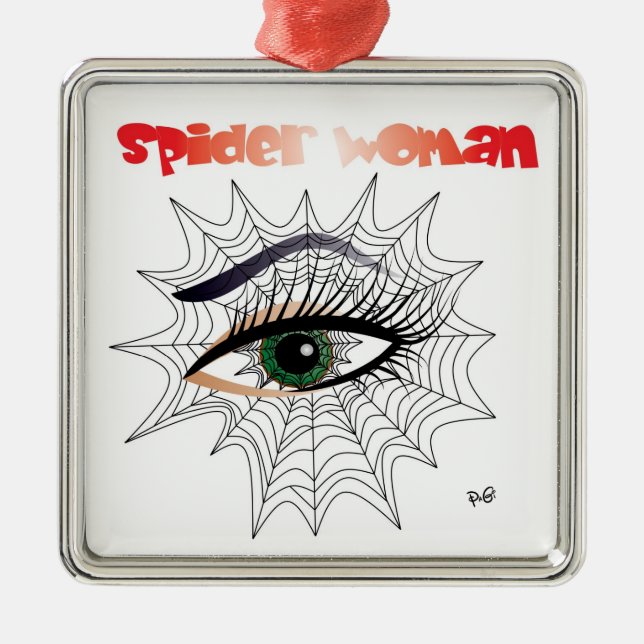 Ornement En Métal Spider/Araignée Ornament (Devant)