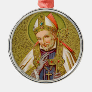 Ornement En Métal St. Alphonsus Liguori (SNV 02) (Round)
