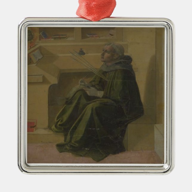 Ornement En Métal St Augustine dans son étude (predella du Barbad (Devant)