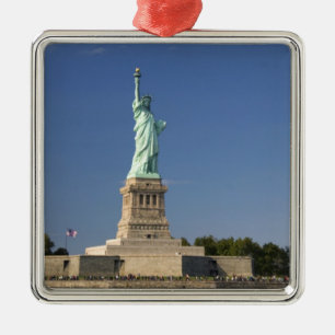 Ornement En Métal Statue de la Liberté sur l'île de Liberty à New 2