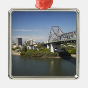 Ornement En Métal Story Bridge, Brisbane River et Kangaroo