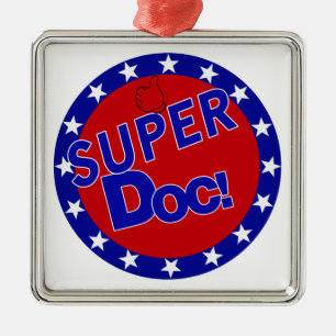 ORNEMENT EN MÉTAL SUPER DOC RÉDUIT L'ENCOURAGEMENT