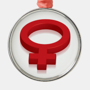 ORNEMENT EN MÉTAL SYMBOLE FEMELLE DE SUPRÉMATIE