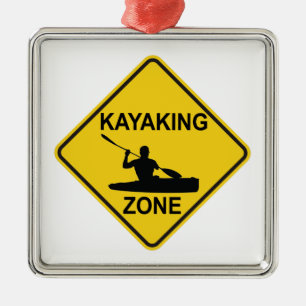 Ornement En Métal SYMBOLE ROUTIER DE Kayak