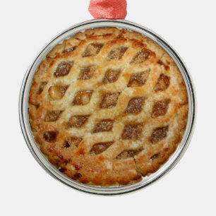 Ornement En Métal Tarte à la pomme fraîche