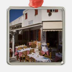 Ornement En Métal Taverna Nikos, Mykonos, Îles Cyclades, Grèce