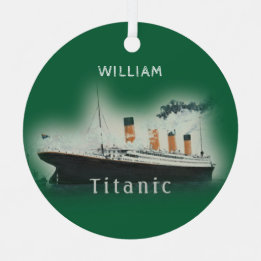 Ornement En Métal Titanic Green