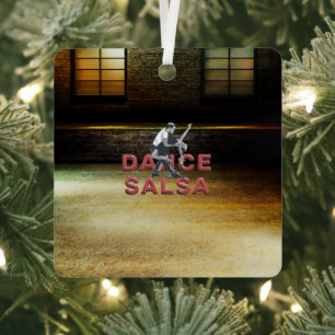 Ornement En Métal TOP Danse Salsa Métal Ornement