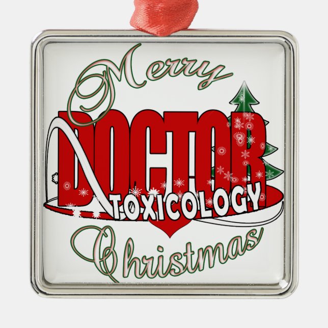 ORNEMENT EN MÉTAL TOXICOLOGIE TOXICOLOGIQUE DU MÉDECIN DE NOËL (Devant)