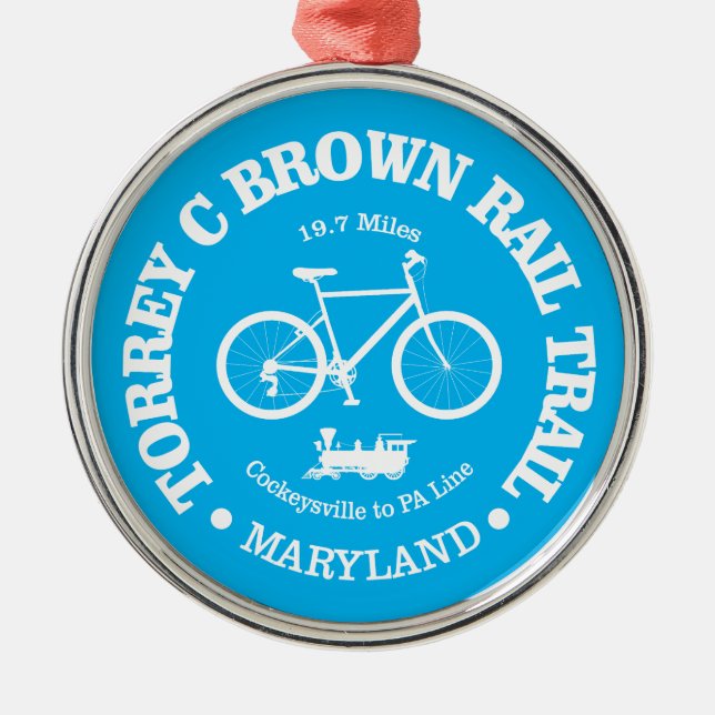 Ornement En Métal Trail Brown Torrey C (cyclisme) (Devant)