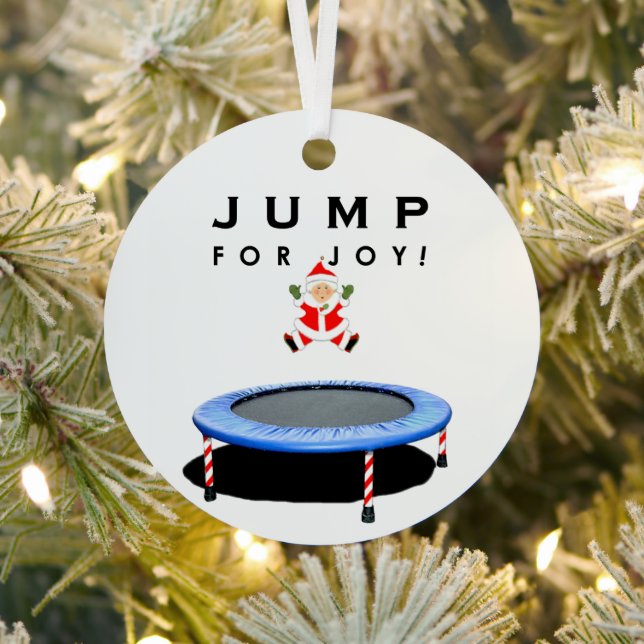 Ornement En Métal Trampoline Gymnastique cadeau de vacances (Insitu)
