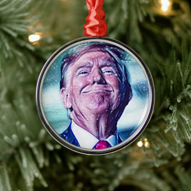 Ornement En Métal Trump classique (Arbre)