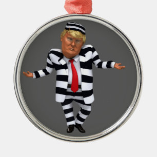 Ornement En Métal Trump en prison