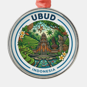 Ornement En Métal Ubud Indonésie