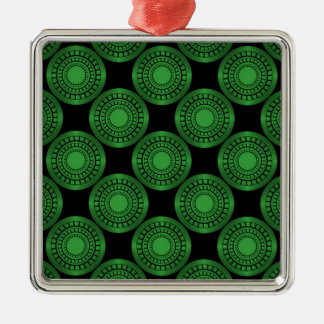 Ornement En Métal Ultra Moderne Cercles Premium Ornement, Vert