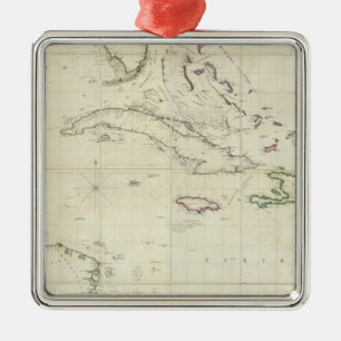 Ornement En Métal Un diagramme général des Antilles