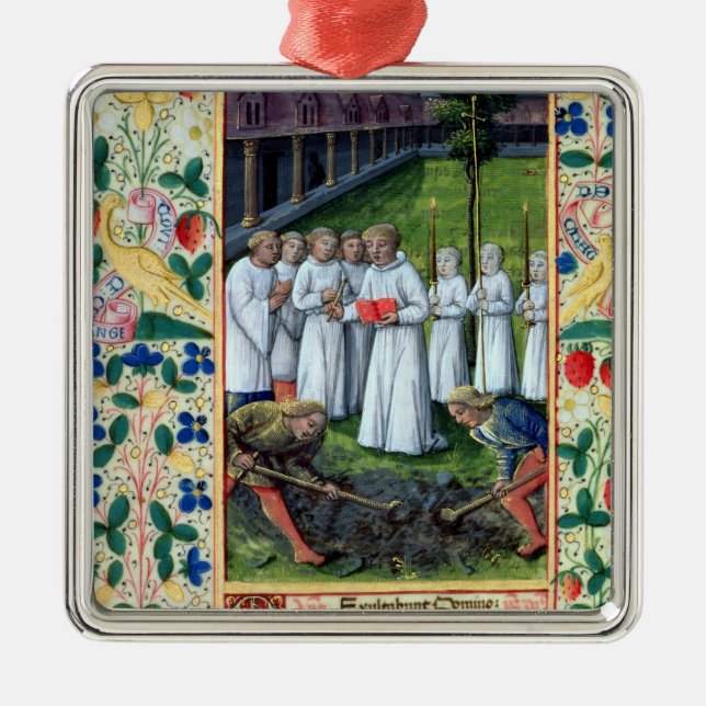 Ornement En Métal Un enterrement (Devant)