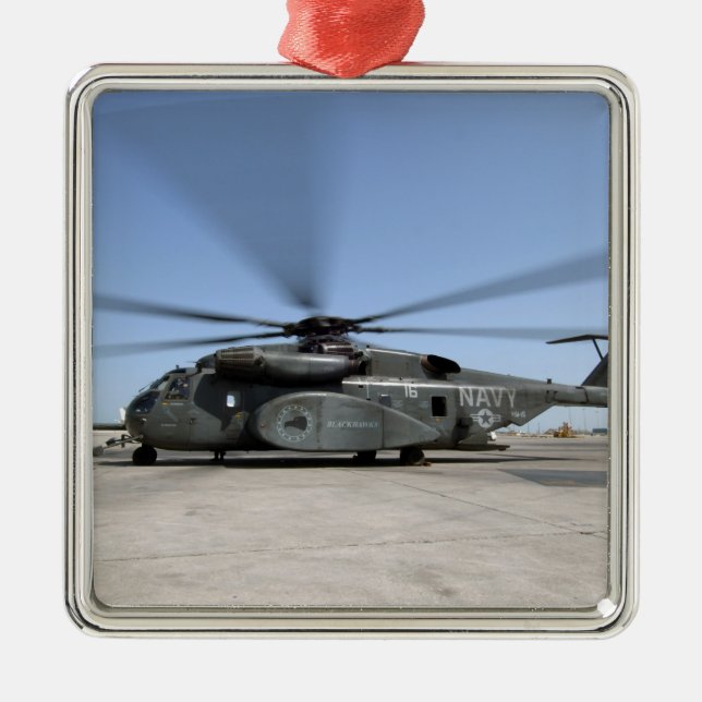 Ornement En Métal Un hélicoptère Sea Dragon MH-53E (Devant)