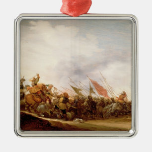 Ornement En Métal Une scène de bataille, 1653
