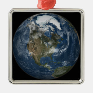 Ornement En Métal Une vue de la terre