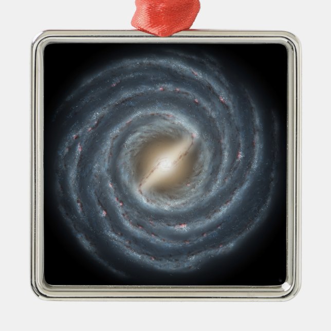 Ornement En Métal Une vue de notre propre Galaxie Lactée (Devant)
