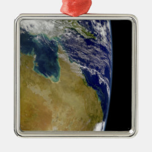 Ornement En Métal Une vue partielle de la Terre montrant l'Australie