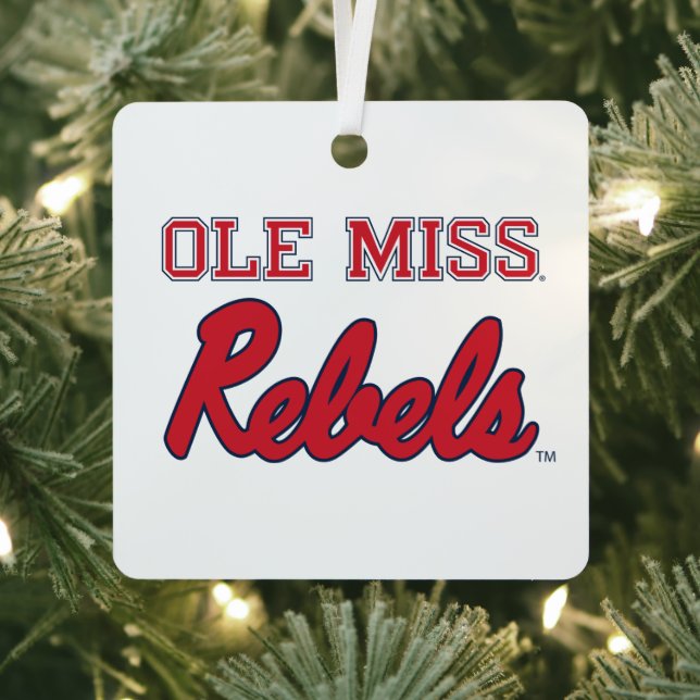 Ornement En Métal Université du Mississippi | Ole Miss Rebels (Insitu)