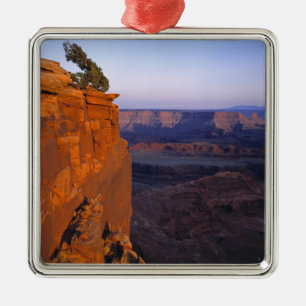 Ornement En Métal USA, Utah, Dead Horse Point SP. Feu de lumière ta