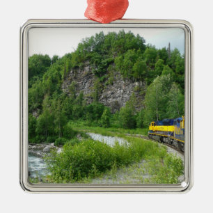 Ornement En Métal Vacances en train Denali Express Alaska Photograph