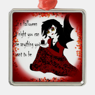 Ornement En Métal Vampire de petite fille d'Anime