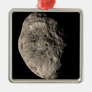 Ornement En Métal Véritable mosaïque de couleur de la lune de Saturn