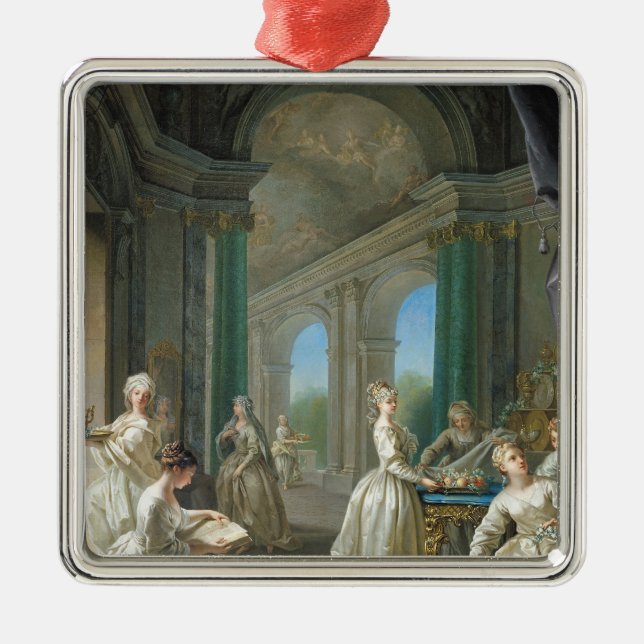 Ornement En Métal Vierges modernes, 1728 (Devant)