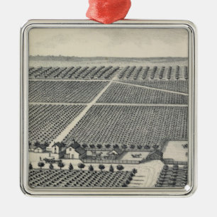 Ornement En Métal Vignoble de Hastie, la Californie