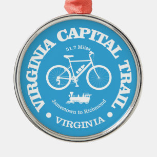 Ornement En Métal Virginia Capital Trail (cyclisme)