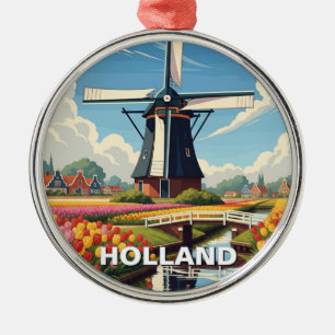 Ornement En Métal Voyage à Holland Michigan