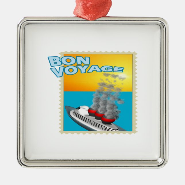 Ornement En Métal Voyage de fève (Devant)