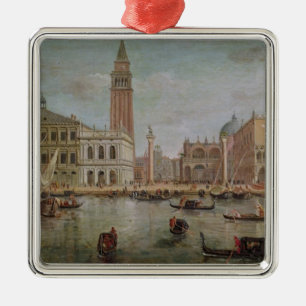 Ornement En Métal Vue de Venise, 1719